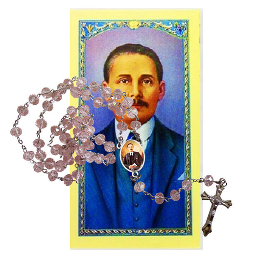 San Jose Gregorio Hernandez Medico Venezolano Rosary and Prayer Card