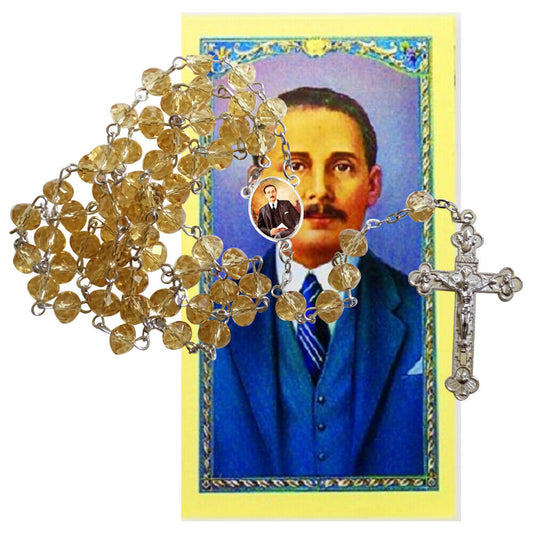 San Jose Gregorio Hernandez Medico Venezolano Rosary and Prayer Card