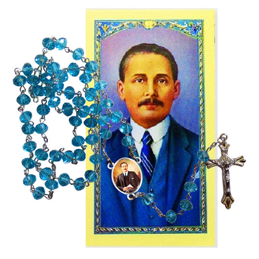 San Jose Gregorio Hernandez Medico Venezolano Rosary and Prayer Card