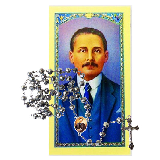 San Jose Gregorio Hernandez Medico Venezolano Rosary and Prayer Card