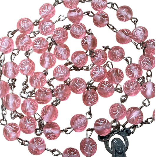 Beautiful Rose-Shaped Bead Rosary – Elegant, Functional and Affordable