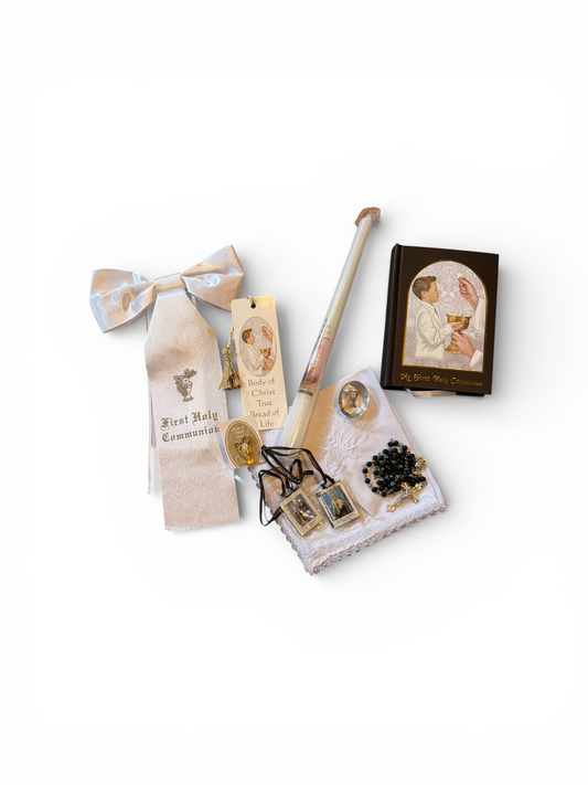 First Holy Communion Set for Boys or Girls English or Español