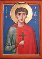 Saint of the Day Sept 7 Saint  Alcmund