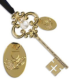 First Communion Keepsake Key to Our Lord Holy Eucharist and a Handkerc ...