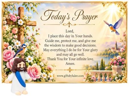Daily Prayer Cards – Available in English or Spanish – Inspirational Christian Gifts & Christmas Stocking Stuffers