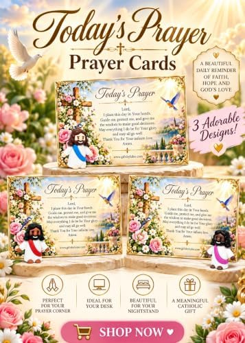 Daily Prayer Cards – Available in English or Spanish – Inspirational Christian Gifts & Christmas Stocking Stuffers