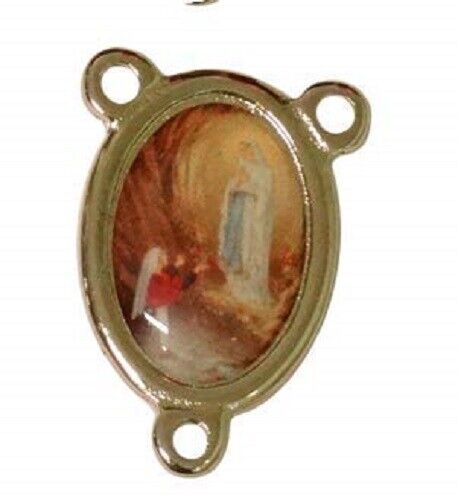  Our Lady of Lourdes Virgen de Lourdes Rosary with Medal and Crucifix and HC