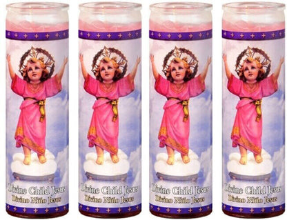 Divine Child Jesus Prayer Candles Veladoras De El Divino Nino Jesus Colombia