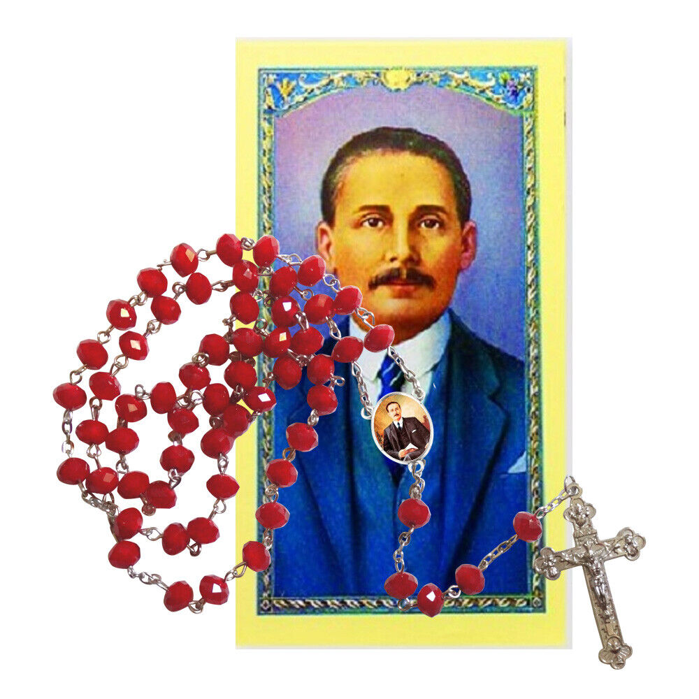 San Jose Gregorio Hernandez Medico Venezolano Rosary and Prayer Card