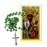 Our Lady of Czestochowa Patron of Poland Rosary and Prayer Card