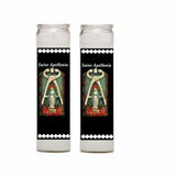 Saint Apollonia Patron of Dentists & Those with Dental Disease 2 or 4 Candle Set