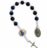  Saint Genevieve Patron of Paris Chaplet or Pocket Rosary, Crucifix, Medal & HC