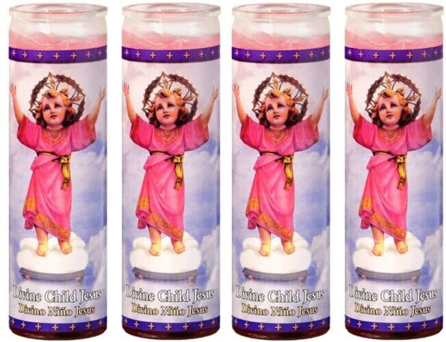 Divine Child Jesus Prayer Candles Veladoras De El Divino Nino Jesus Colombia