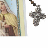 Our Lady of Mount Carmel Rosary Chaplet & Prayer Card and Free Brown Scapular