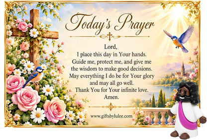 Daily Prayer Cards – Available in English or Spanish – Inspirational Christian Gifts & Christmas Stocking Stuffers - English C