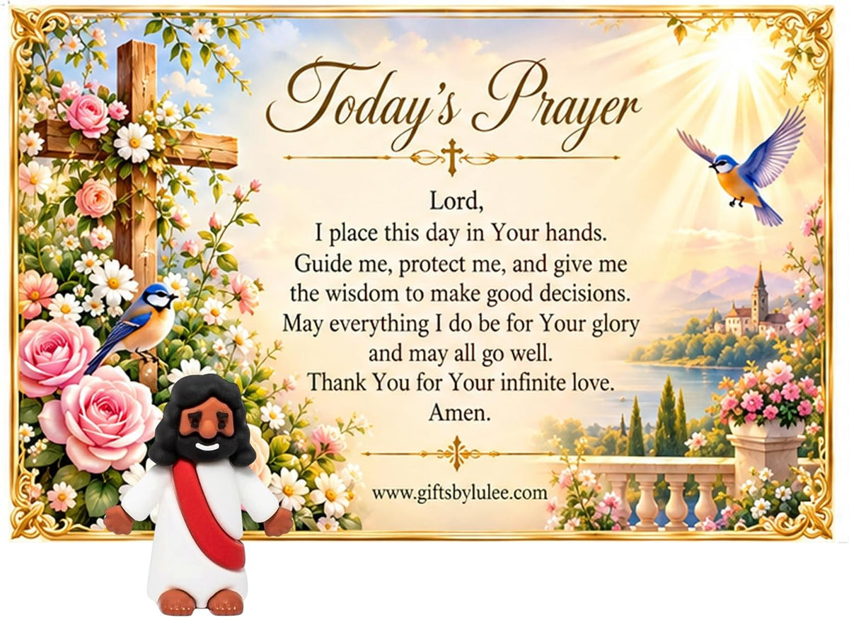 Daily Prayer Cards – Available in English or Spanish – Inspirational Christian Gifts & Christmas Stocking Stuffers - English B