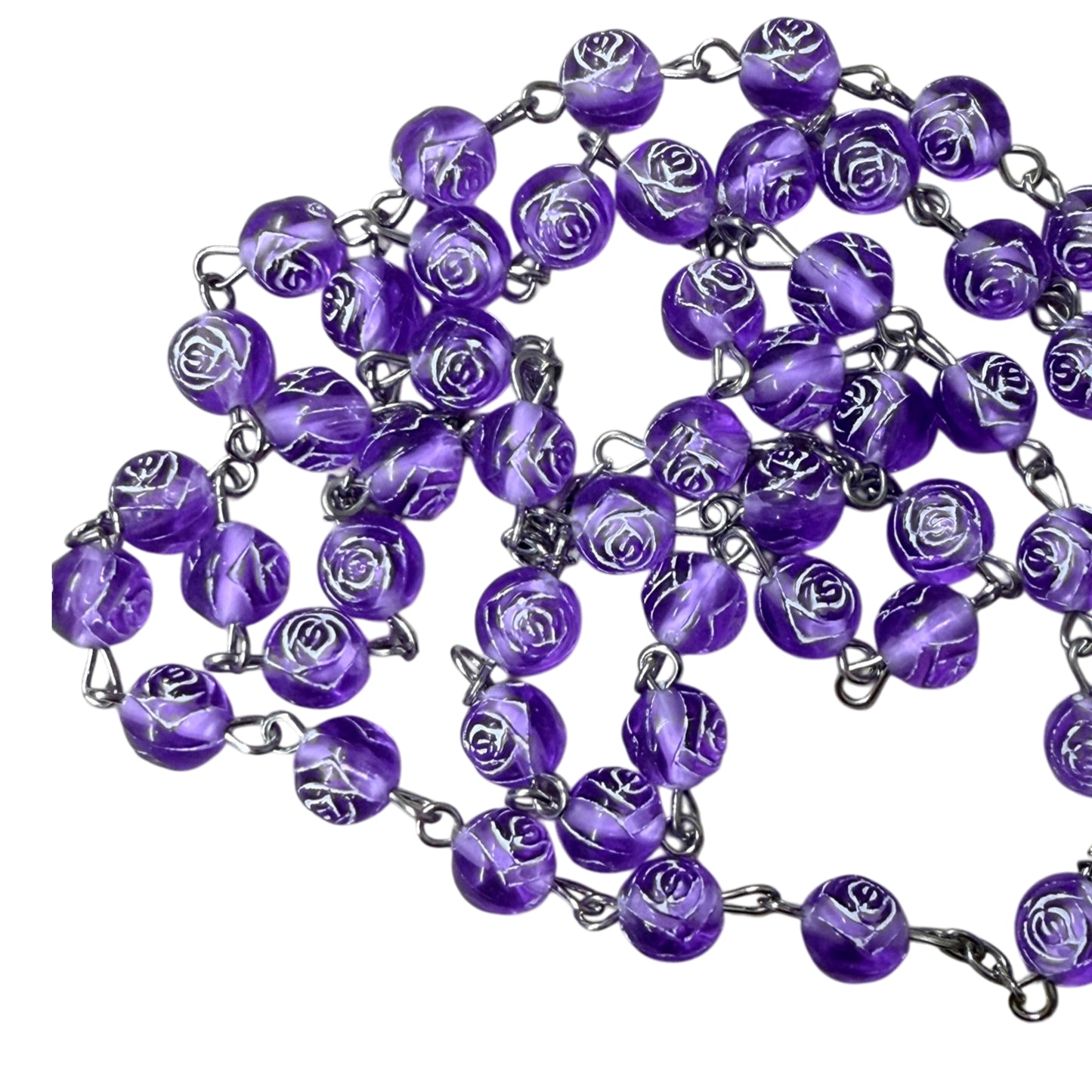 Beautiful Rose-Shaped Bead Rosary – Elegant, Functional and  Affordable