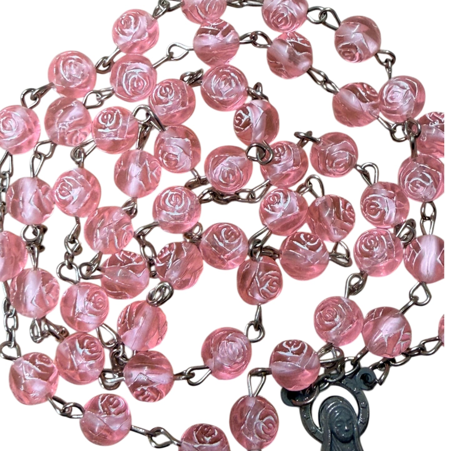 Beautiful Rose-Shaped Bead Rosary – Elegant, Functional and  Affordable