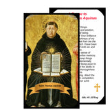 Saint St Thomas Aquinas Patron Saint of Universities and Students Candle, medal or prayer card