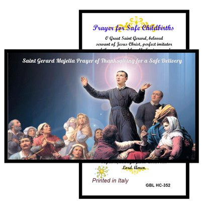 Saint Gerardo Maiella LED Acrylic Pillar Candle with Flickering Flame Battery Operated great for places where an open flame is not allowed hospitals nursing homes dorms-Batteries included