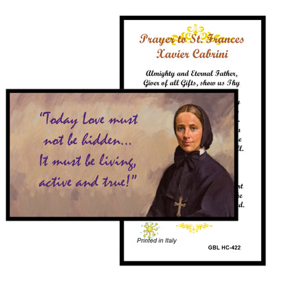 Saint Frances Xavier Cabrini Patron Saint of immigrants Gold Tone Pin with medal