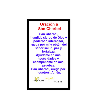 Saint Charbel Makhlouf Patron of Lebanon Laminated Prayer Card Blessed by His Holiness.