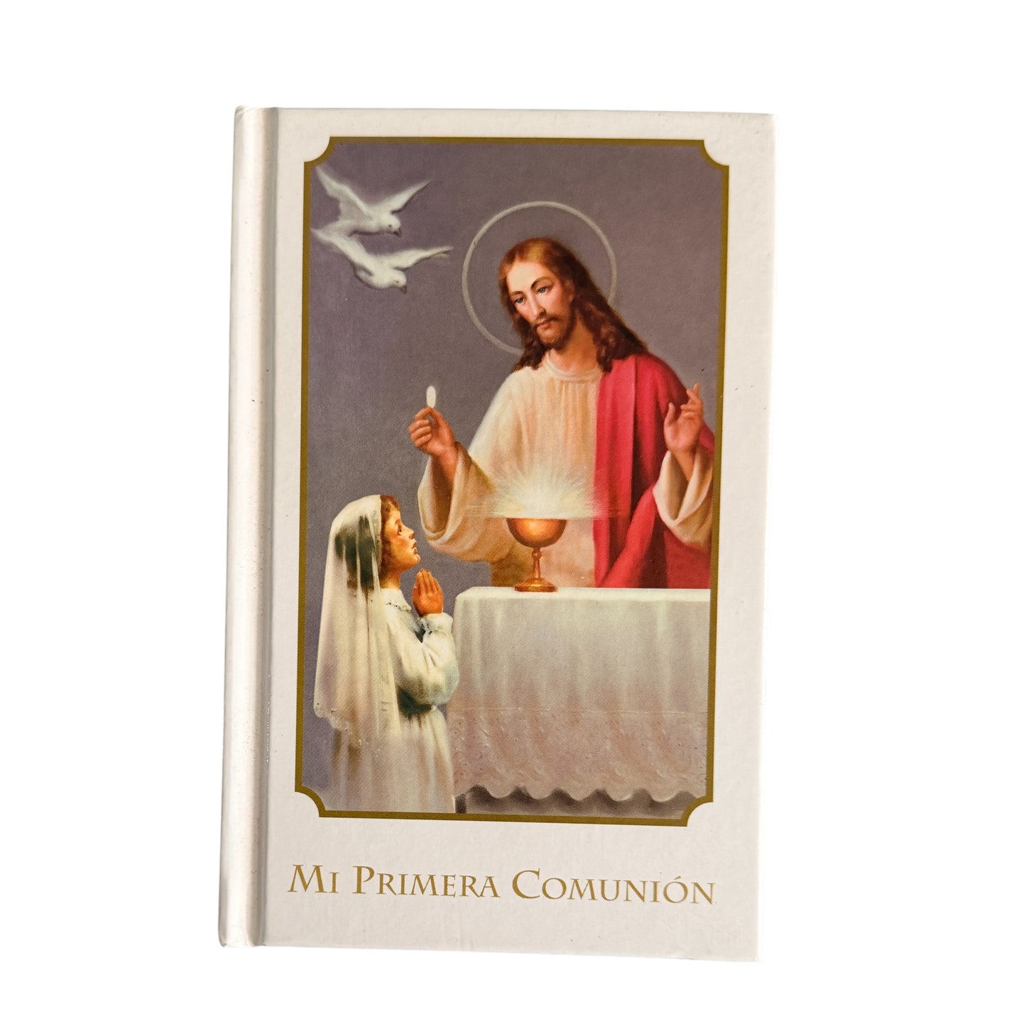 Memories First Holy Communion Set for Boys or Girls Book Rosary Scapular Pin Certificate Handkerchief