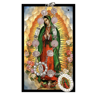 Our Lady of Guadalupe Charm Bracelet, Catholic Purse Charm, Backpack Accessory, Rearview Mirror Hanging, Religious Gift for Women