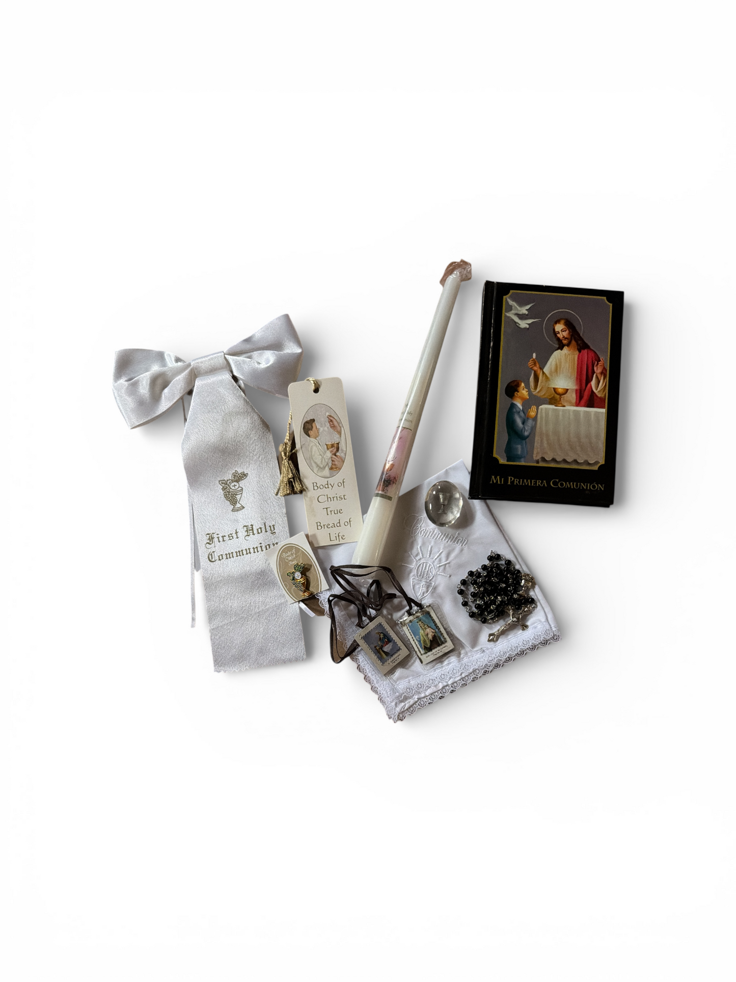 First Holy Communion Set for Boys or Girls English or Español
