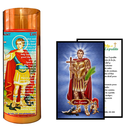 Expeditus Expedito LED Acrylic Pillar Candle with Flickering Flame Battery Operated great for places where an open flame is not allowed hospitals nursing homes dorms-Batteries included