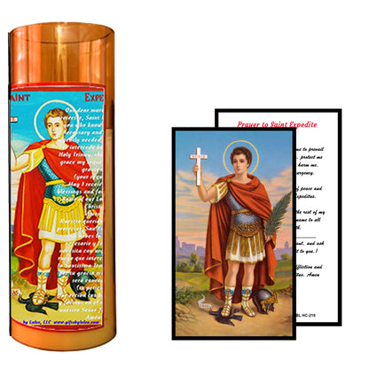 Expeditus Expedito LED Acrylic Pillar Candle with Flickering Flame Battery Operated great for places where an open flame is not allowed hospitals nursing homes dorms-Batteries included