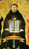 Saint St Thomas Aquinas Patron Saint of Universities and Students Candle, medal or prayer card