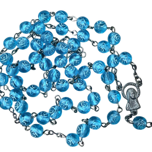 Beautiful Rose-Shaped Bead Rosary – Elegant, Functional and  Affordable
