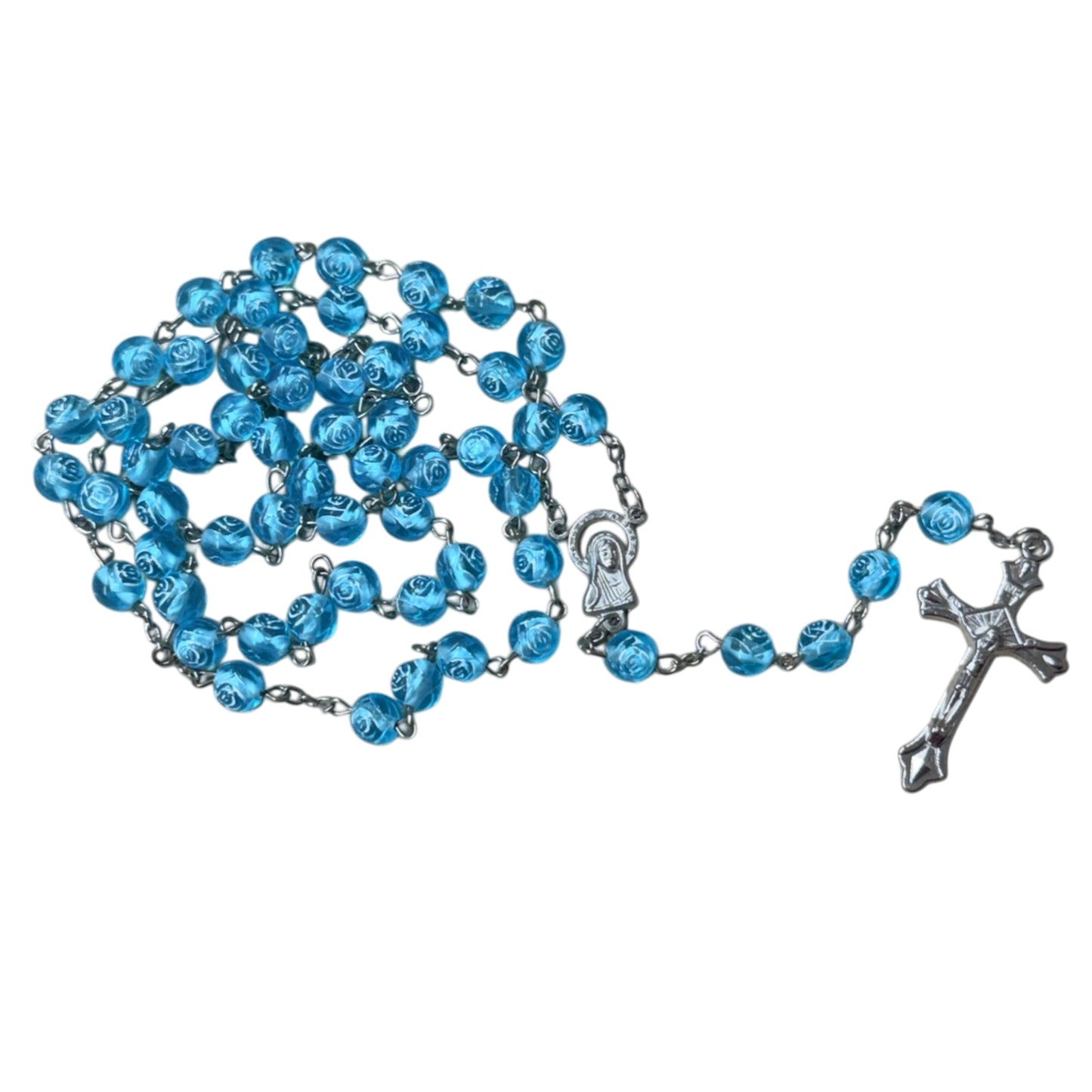 Beautiful Rose-Shaped Bead Rosary – Elegant, Functional and  Affordable