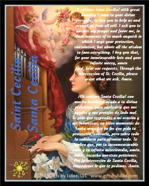 Saint Cecilia LED Acrylic Pillar Candle with Flickering Flame Battery Operated great for places where an open flame is not allowed hospitals nursing homes dorms-Batteries included