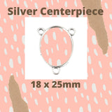 Special Order Request for Rosary Centerpiece Center piece  18mm x 25mm Silver bronze gold copper