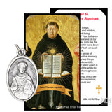 Saint St Thomas Aquinas Patron Saint of Universities and Students Candle, medal or prayer card