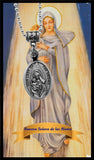 Our Lady of the Snows Patron Saint of The island of La Palma Card Medal and Chain