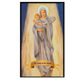 Our Lady of the Snows Patron Saint of The island of La Palma Card Medal and Chain